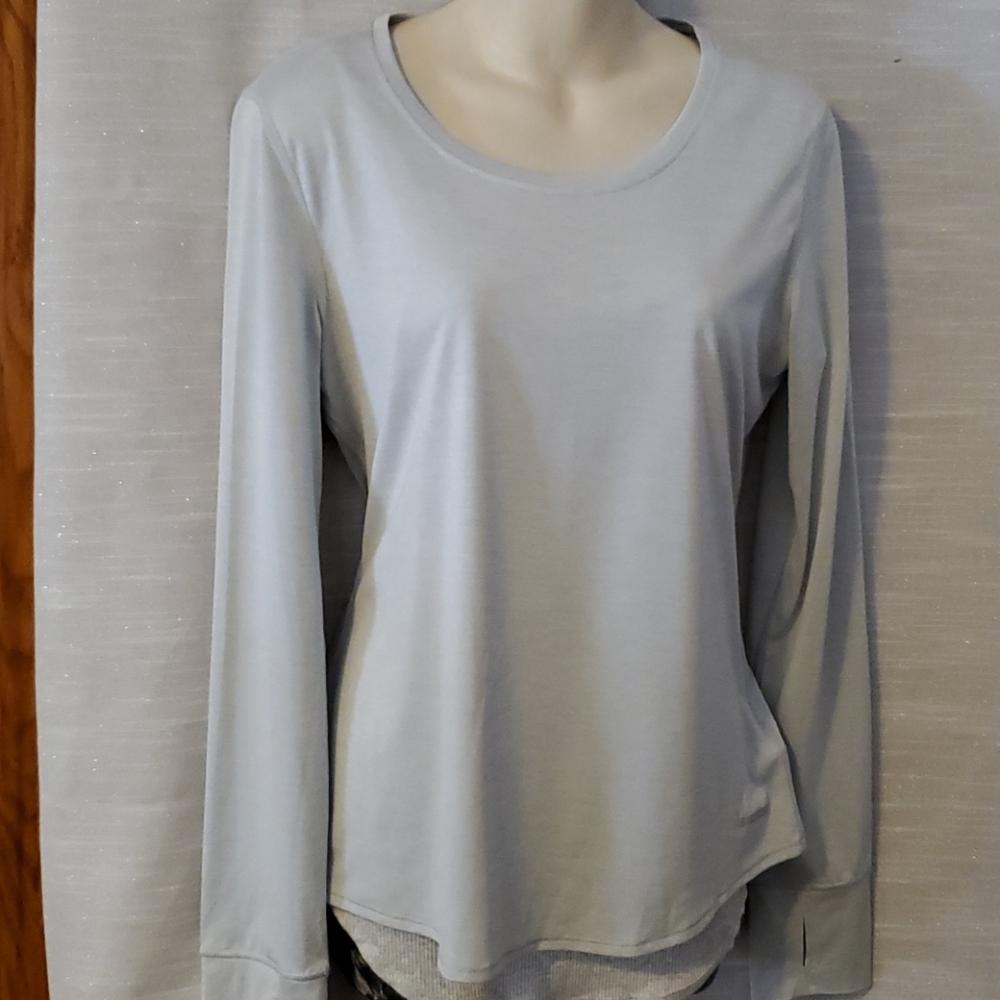 Silver Prana top